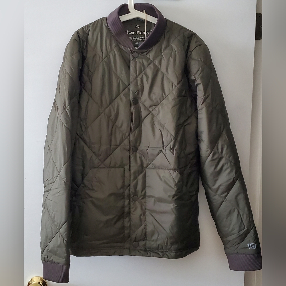 tentree Men's Diamond Padded Bomber Jacket